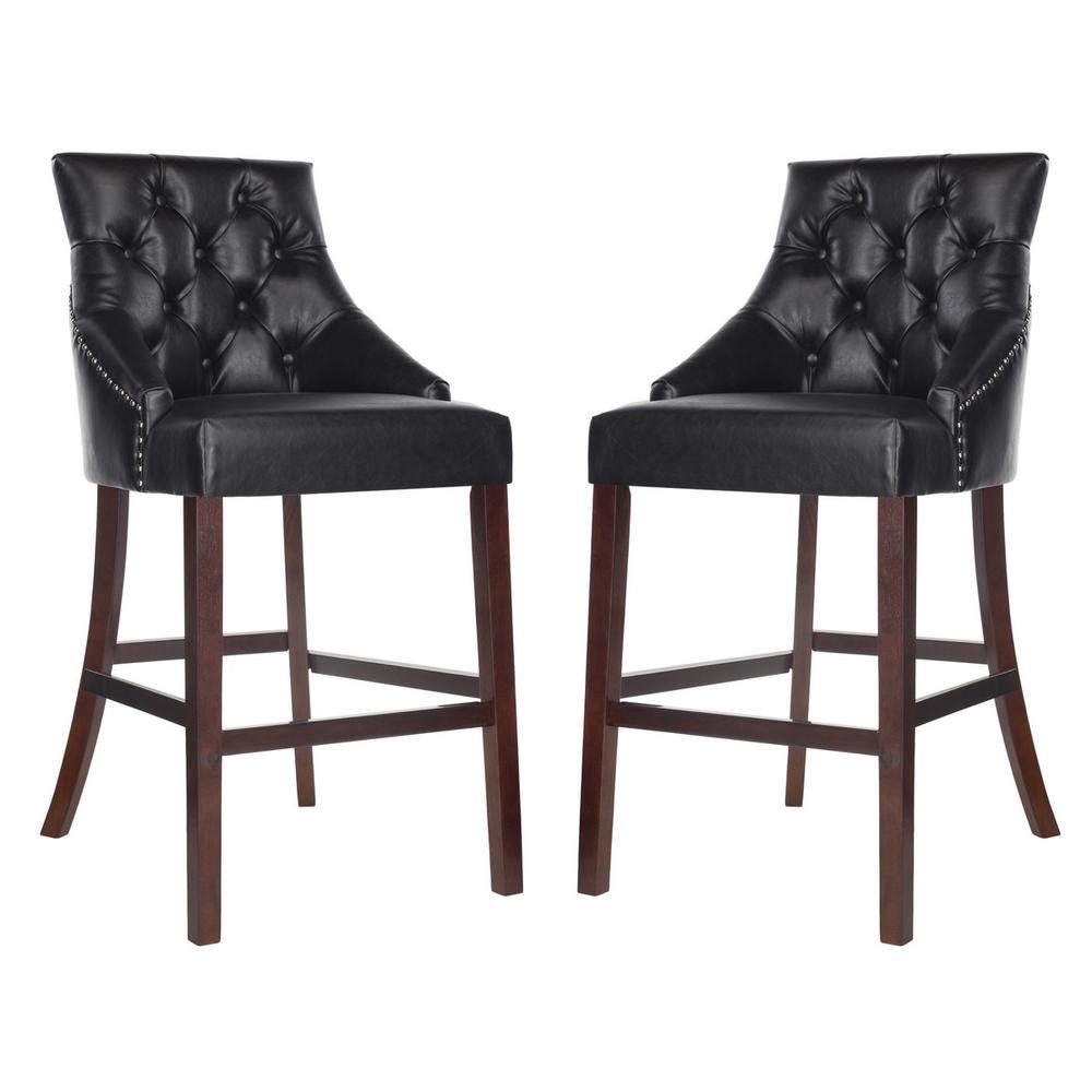 ELENI TUFTED WING BACK BAR STOOL, BST6304F-SET2. Picture 1