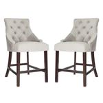ELENI TUFTED WING BACK COUNTER STOOL, BST6305B-SET2. The main picture.