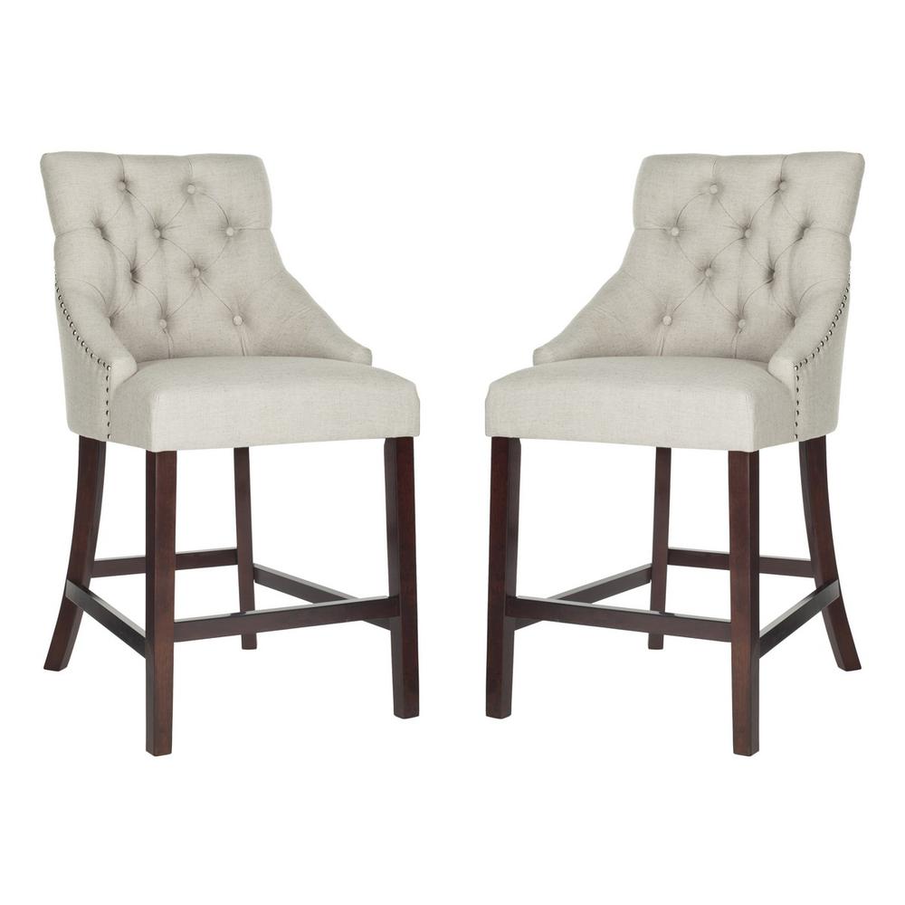 ELENI TUFTED WING BACK COUNTER STOOL, BST6305D-SET2. The main picture.