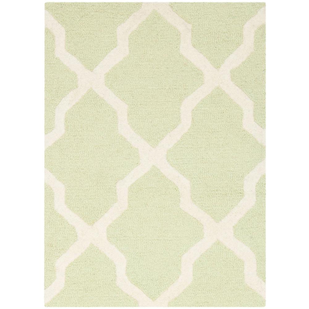 CAMBRIDGE, LIGHT GREEN / IVORY, 2' X 3', Area Rug, CAM121B-2. Picture 1