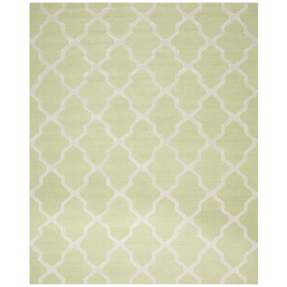 CAMBRIDGE, LIGHT GREEN / IVORY, 8' X 10', Area Rug, CAM121B-8. Picture 1