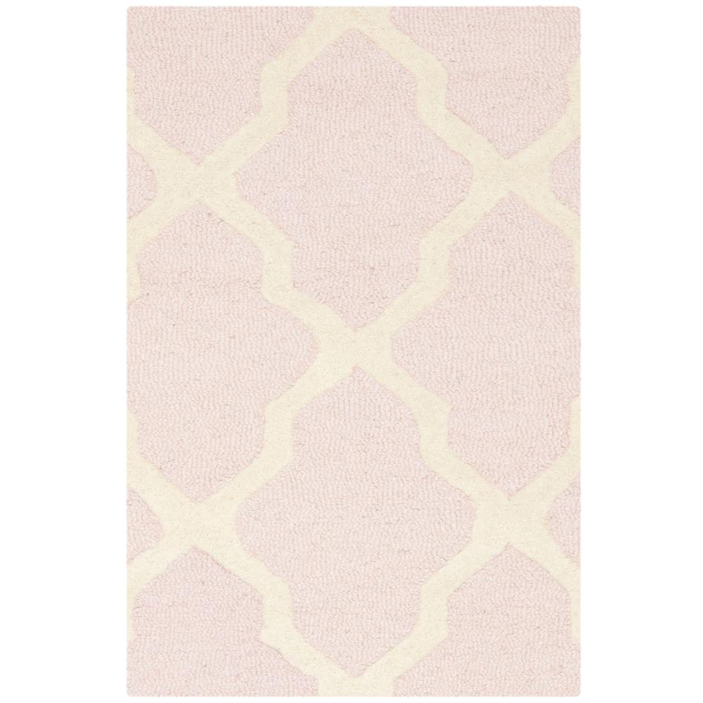 CAMBRIDGE, LIGHT PINK / IVORY, 2' X 3', Area Rug, CAM121M-2. The main picture.