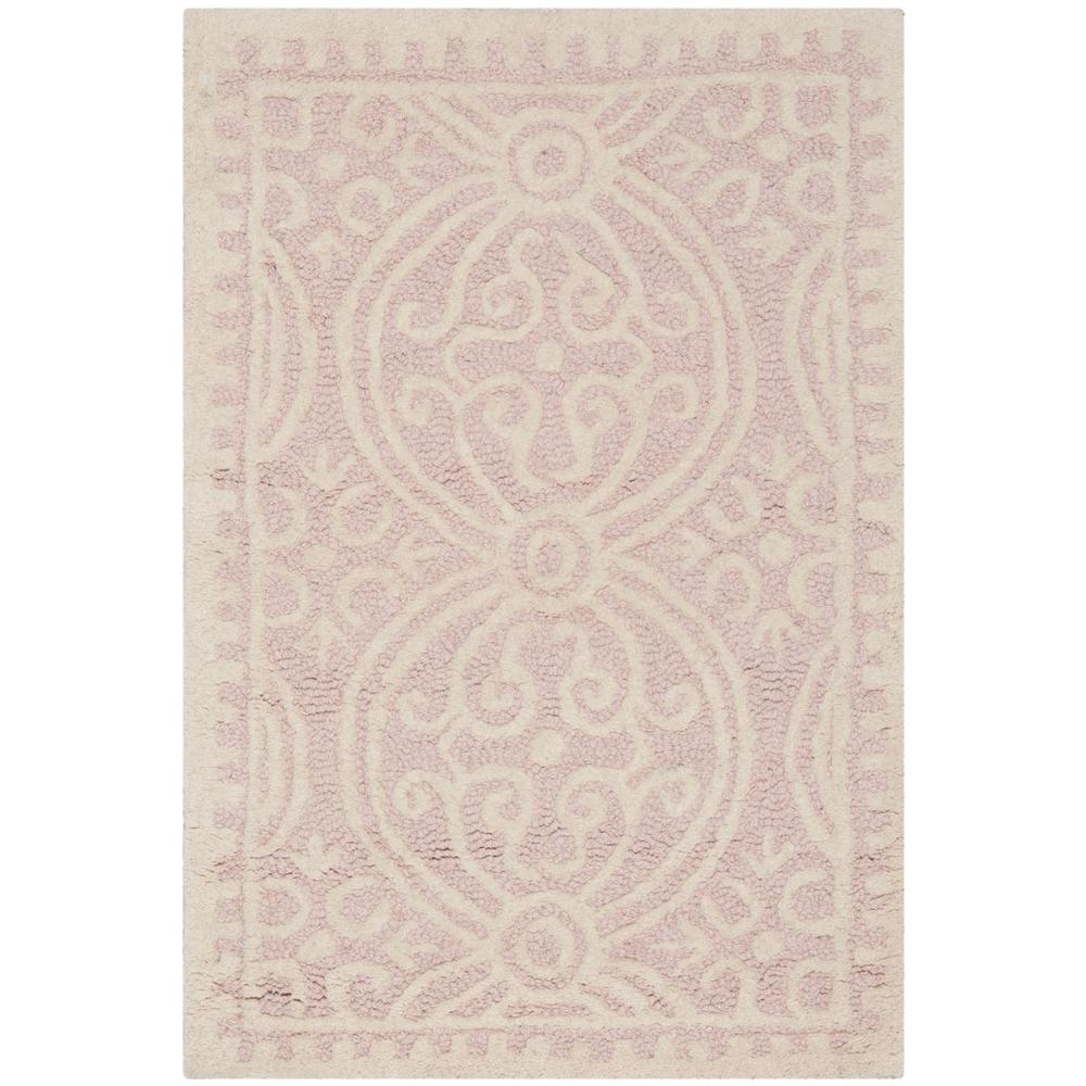 CAMBRIDGE, LIGHT PINK / IVORY, 2' X 3', Area Rug, CAM123M-2. Picture 1