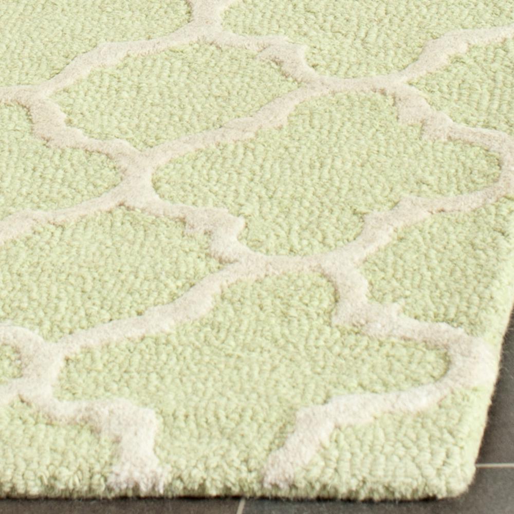CAMBRIDGE, LIGHT GREEN / IVORY, 2'-6" X 10', Area Rug, CAM130B-210. Picture 1