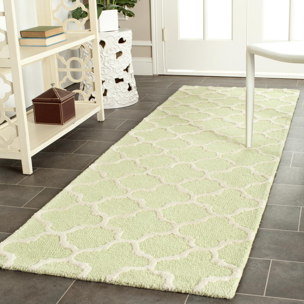 CAMBRIDGE, LIGHT GREEN / IVORY, 2' X 3', Area Rug, CAM130B-2. Picture 1