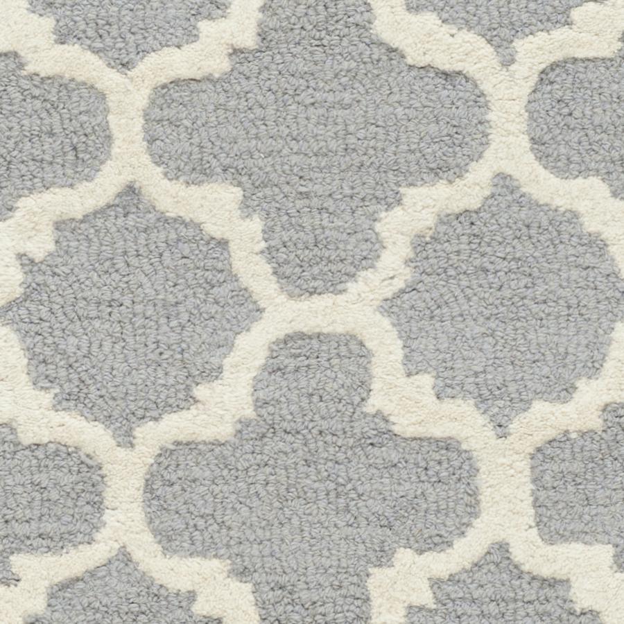 CAMBRIDGE, SILVER / IVORY, 2' X 3', Area Rug, CAM130D-2. Picture 5