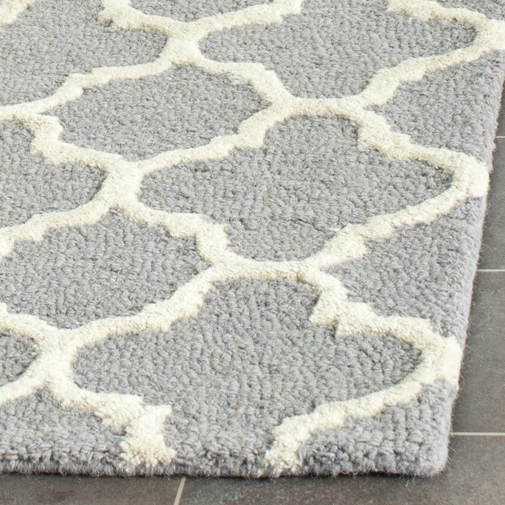 CAMBRIDGE, SILVER / IVORY, 2' X 3', Area Rug, CAM130D-2. Picture 8