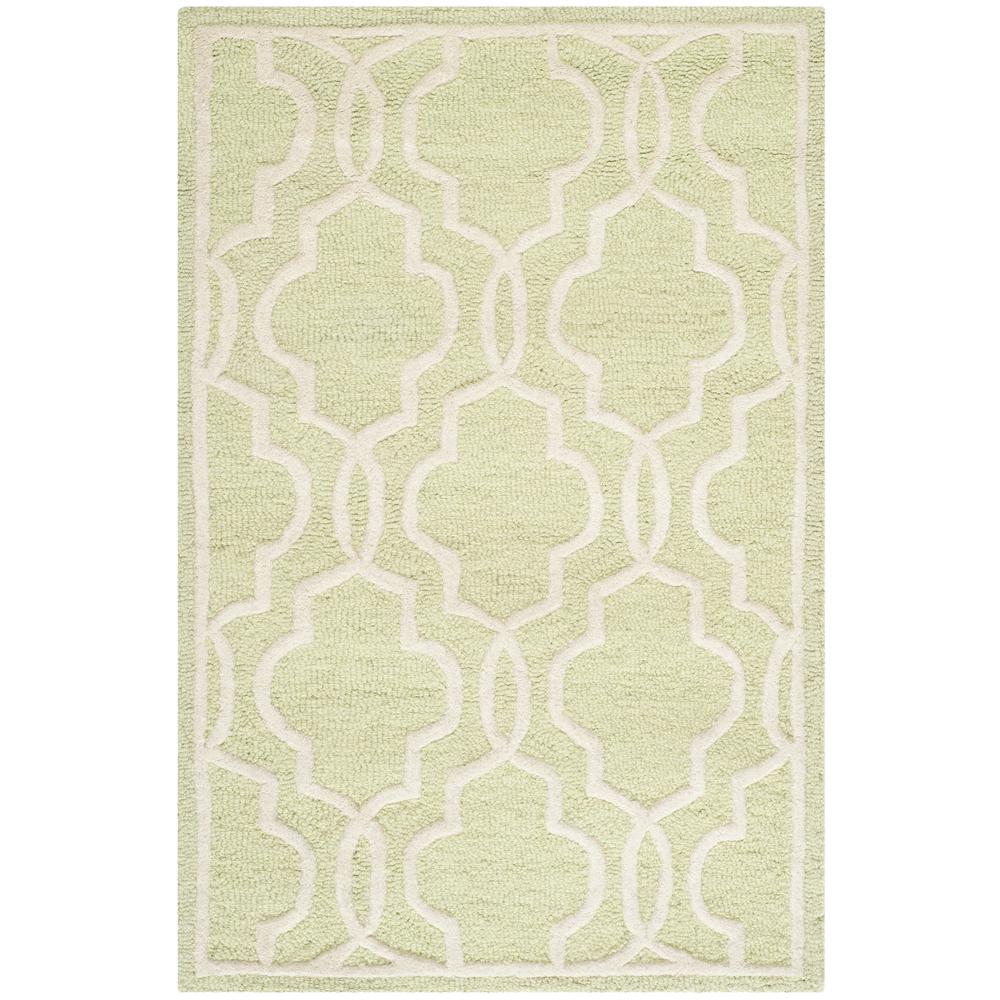 CAMBRIDGE, LIGHT GREEN / IVORY, 2' X 3', Area Rug, CAM131B-2. Picture 4