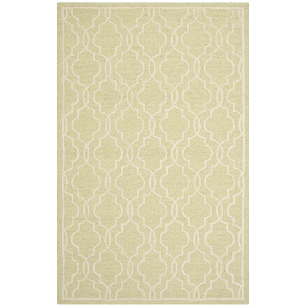 CAMBRIDGE, LIGHT GREEN / IVORY, 4' X 6', Area Rug, CAM131B-4. Picture 1