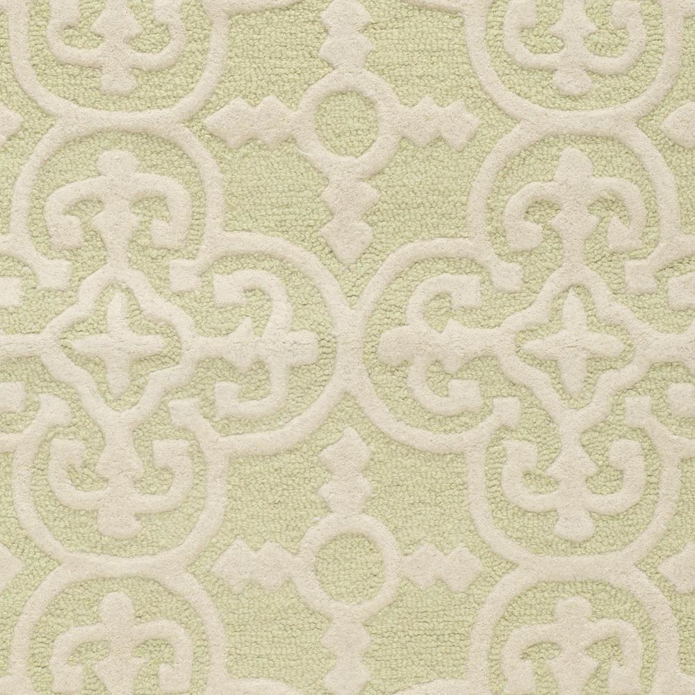 CAMBRIDGE, LIGHT GREEN / IVORY, 4' X 6', Area Rug, CAM133B-4. Picture 2