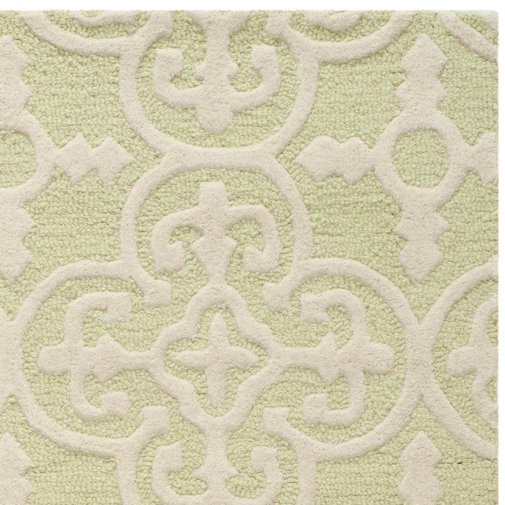 CAMBRIDGE, LIGHT GREEN / IVORY, 4' X 6', Area Rug, CAM133B-4. Picture 3