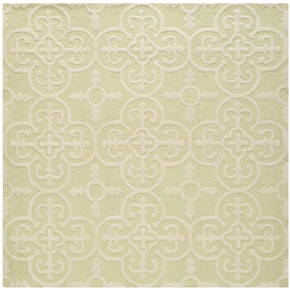 CAMBRIDGE, LIGHT GREEN / IVORY, 6' X 9', Area Rug, CAM133B-6. Picture 1