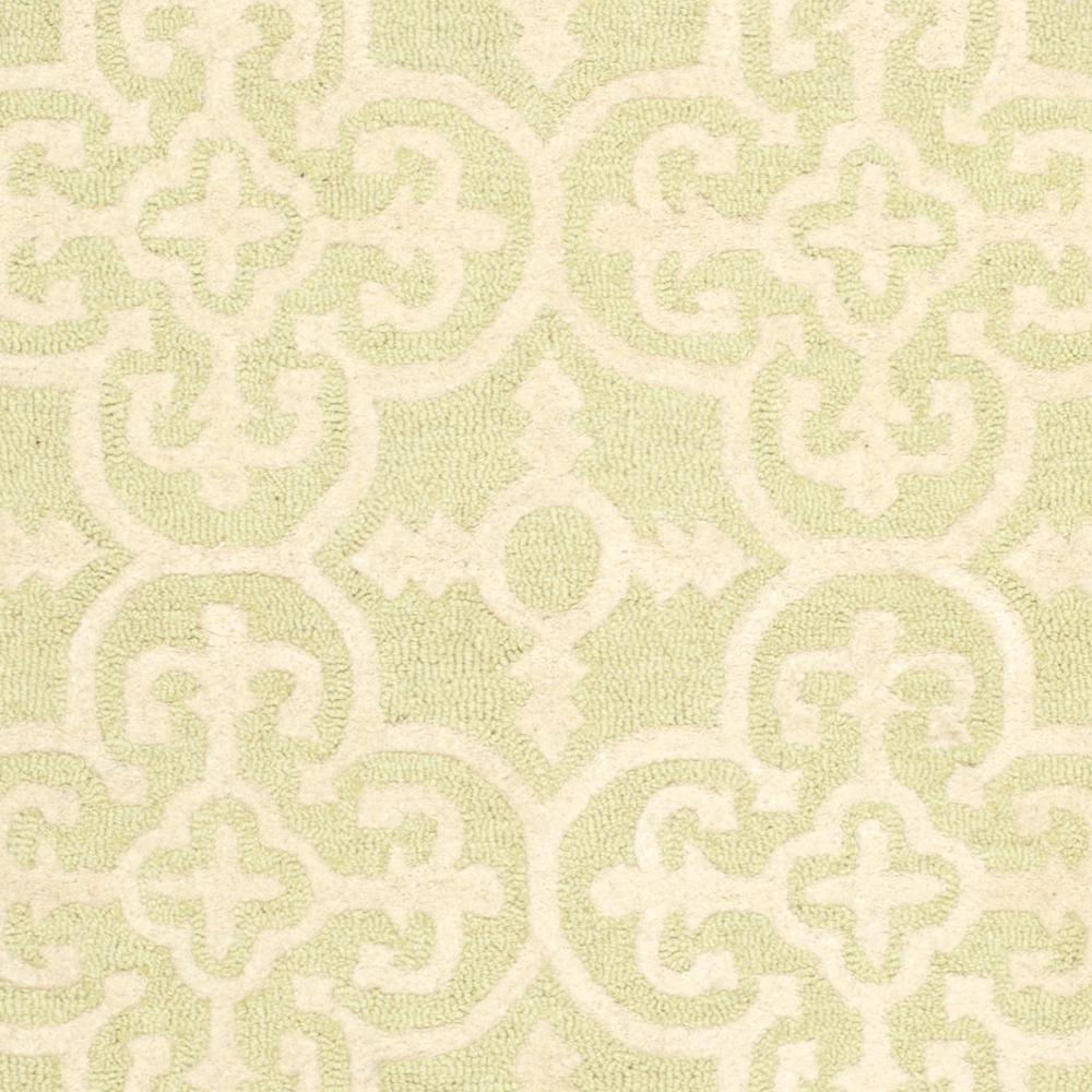 CAMBRIDGE, LIGHT GREEN / IVORY, 8' X 10', Area Rug, CAM133B-8. Picture 2