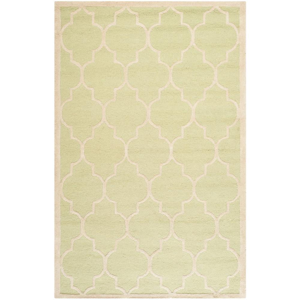 CAMBRIDGE, LIGHT GREEN / IVORY, 5' X 8', Area Rug, CAM134B-5. Picture 1