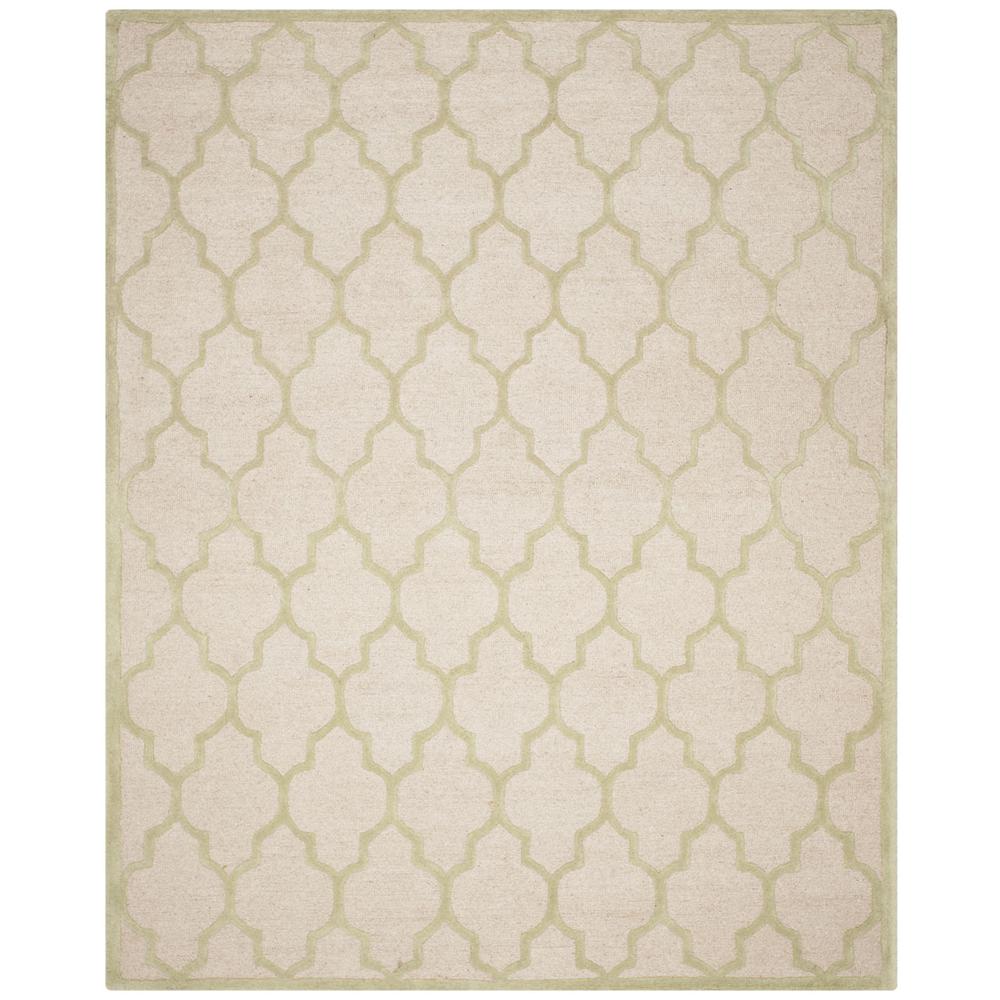 CAMBRIDGE, IVORY / LIGHT GREEN, 8' X 10', Area Rug, CAM134N-8. Picture 1