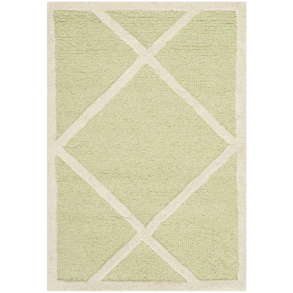 CAMBRIDGE, LIGHT GREEN / IVORY, 2' X 3', Area Rug, CAM136B-2. Picture 1