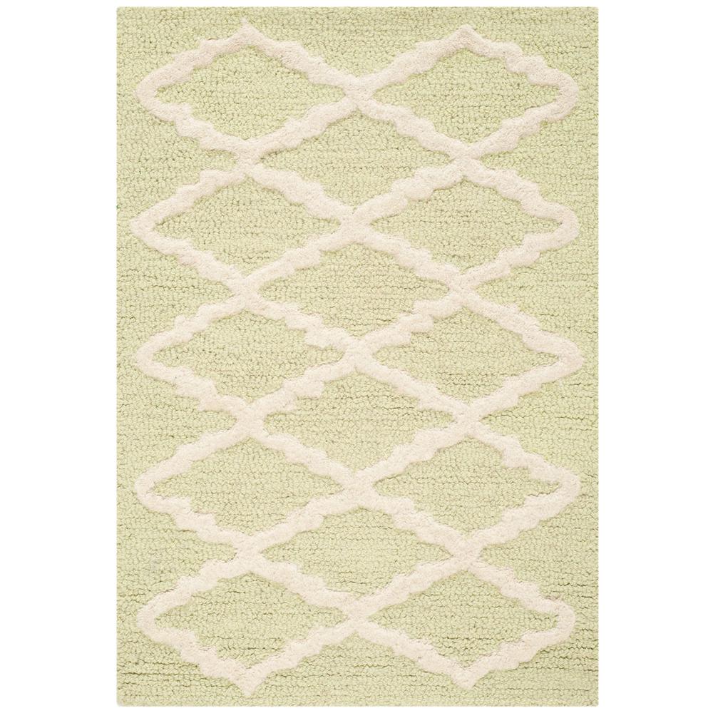 CAMBRIDGE, LIGHT GREEN / IVORY, 2' X 3', Area Rug, CAM137B-2. Picture 1