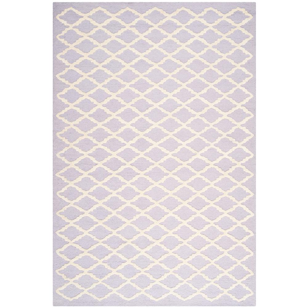 CAMBRIDGE, LAVANDER / IVORY, 4' X 6', Area Rug, CAM137C-4. Picture 1