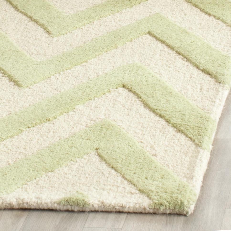 CAMBRIDGE, LIGHT GREEN / IVORY, 2' X 3', Area Rug, CAM139B-2. Picture 7