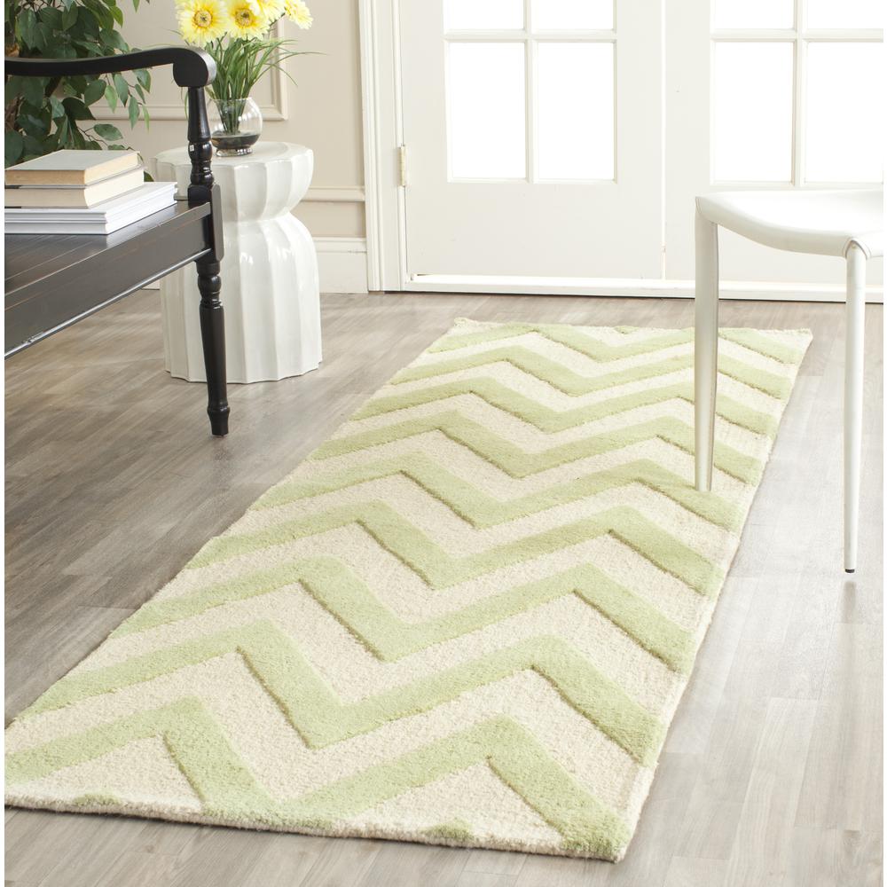 CAMBRIDGE, LIGHT GREEN / IVORY, 2' X 3', Area Rug, CAM139B-2. Picture 8