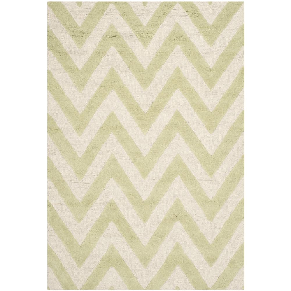 CAMBRIDGE, LIGHT GREEN / IVORY, 4' X 6', Area Rug, CAM139B-4. Picture 1