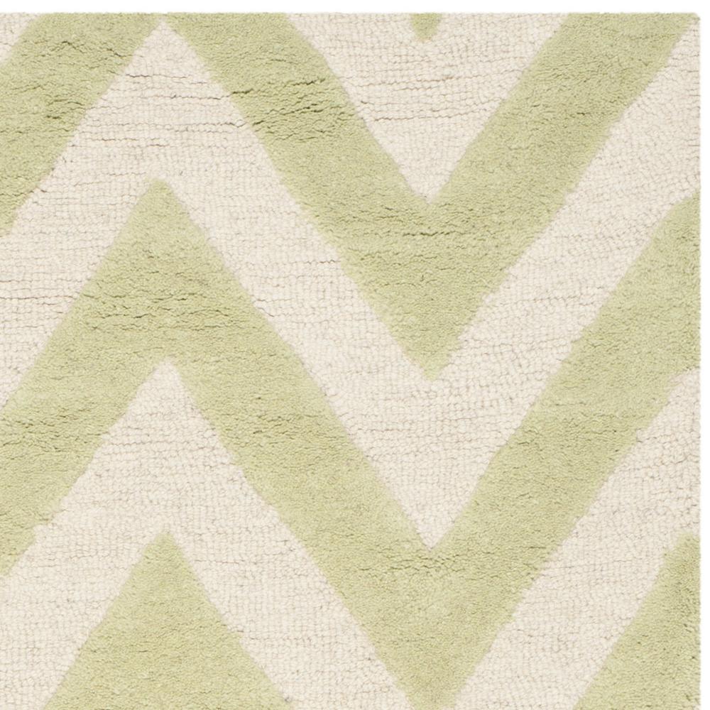 CAMBRIDGE, LIGHT GREEN / IVORY, 4' X 6', Area Rug, CAM139B-4. Picture 3