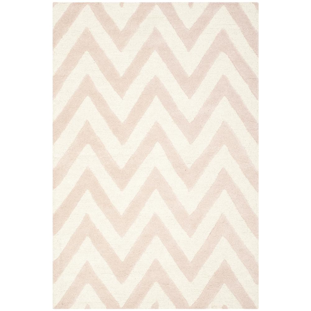 CAMBRIDGE, LIGHT PINK / IVORY, 4' X 6', Area Rug, CAM139M-4. Picture 1