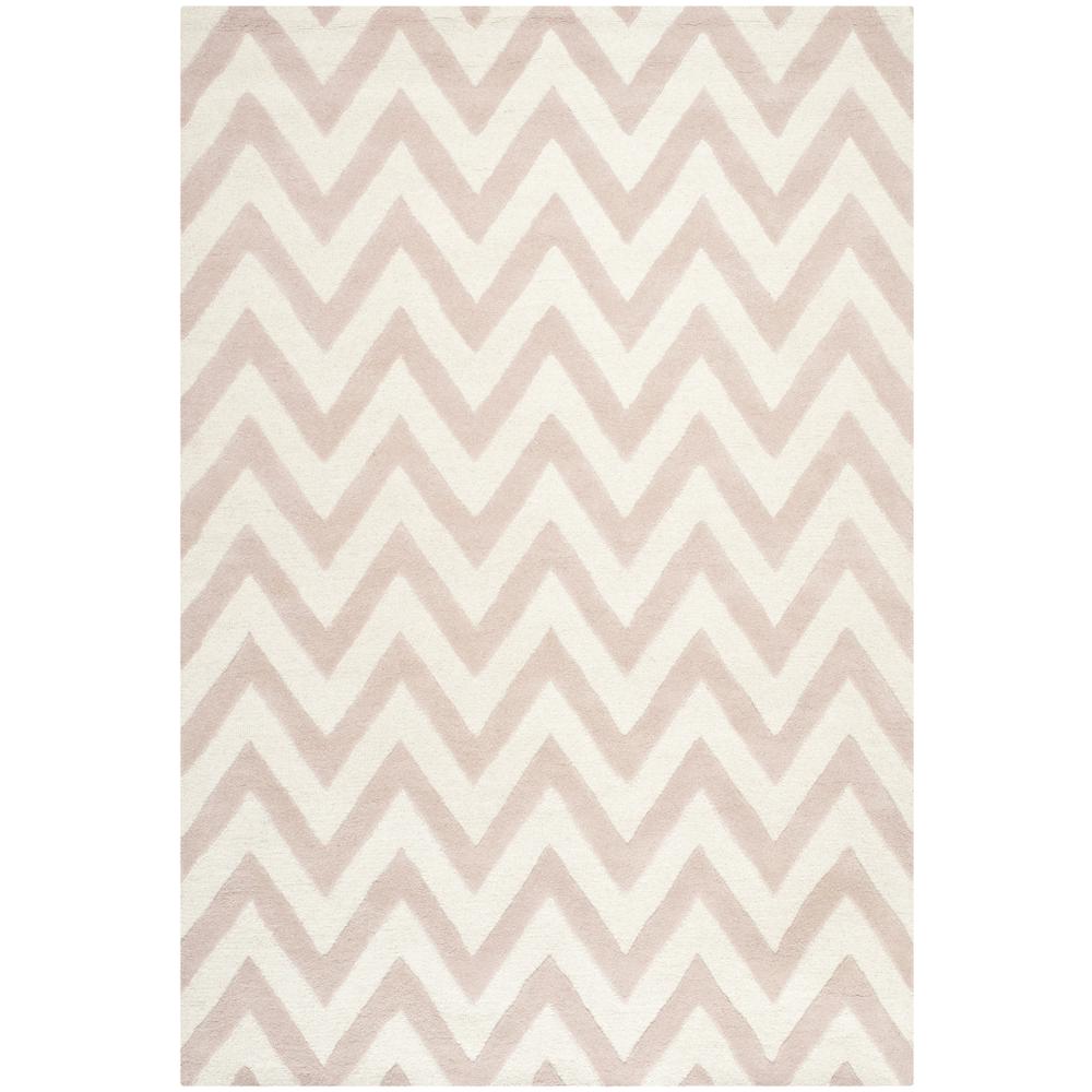 CAMBRIDGE, LIGHT PINK / IVORY, 6' X 9', Area Rug, CAM139M-6. Picture 6
