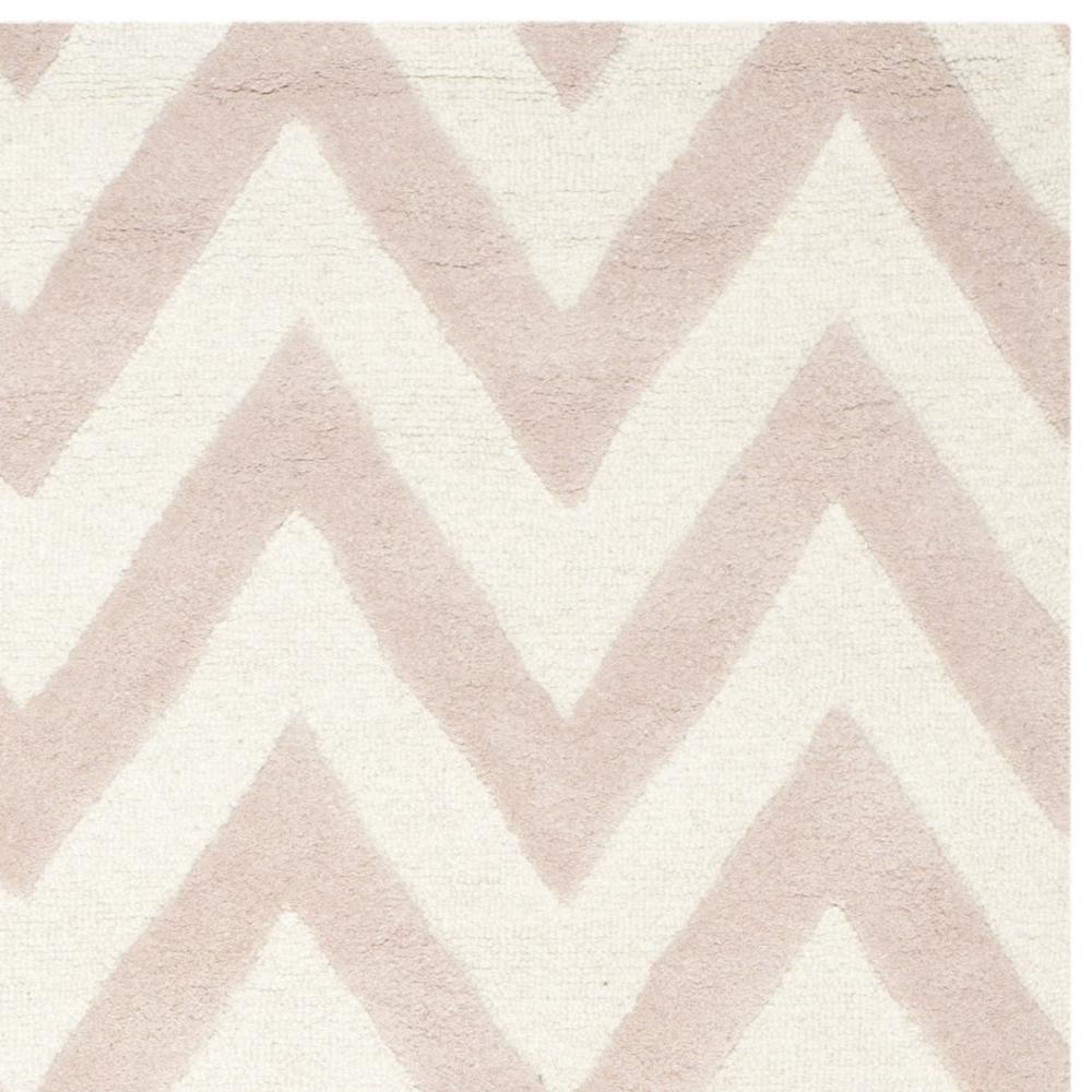 CAMBRIDGE, LIGHT PINK / IVORY, 6' X 9', Area Rug, CAM139M-6. Picture 3