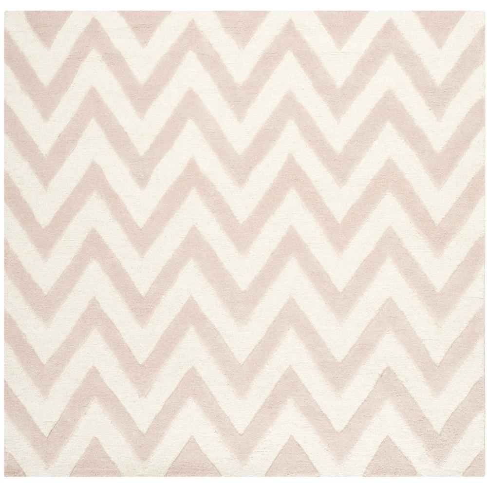 CAMBRIDGE, LIGHT PINK / IVORY, 6' X 9', Area Rug, CAM139M-6. Picture 1