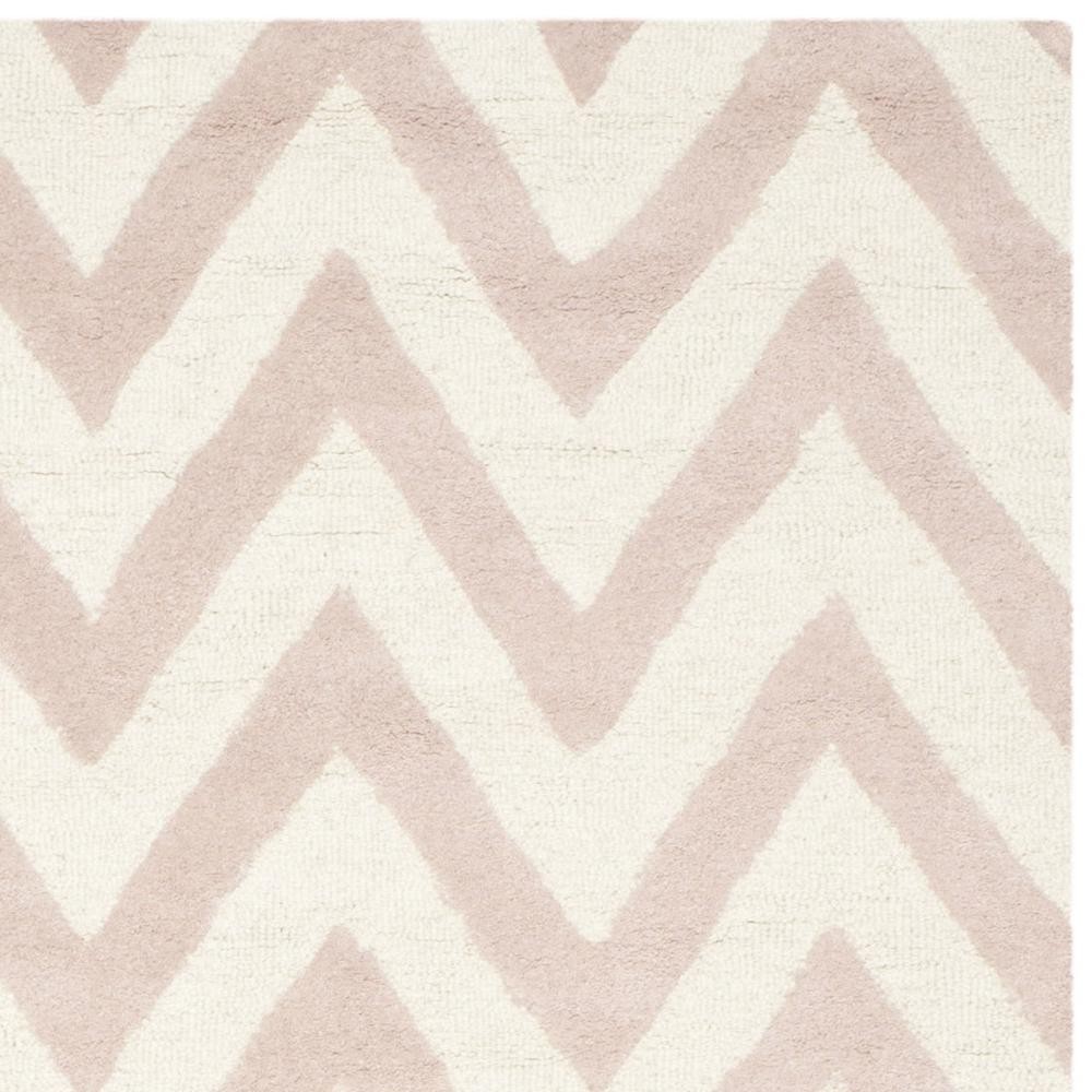 CAMBRIDGE, LIGHT PINK / IVORY, 8' X 10', Area Rug, CAM139M-8. Picture 3