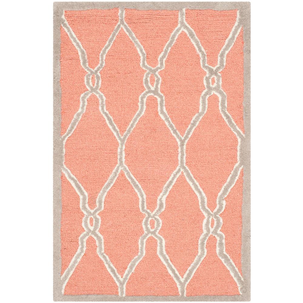 CAMBRIDGE, CORAL / IVORY, 2' X 3', Area Rug, CAM352W-2. Picture 1