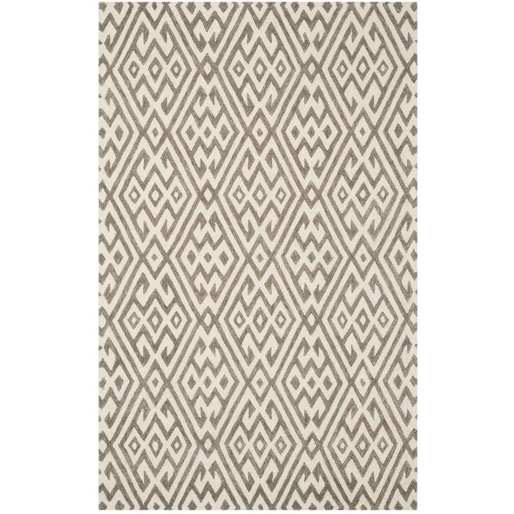 CAMBRIDGE, IVORY / GREY, 5' X 8', Area Rug, CAM401A-5. Picture 1