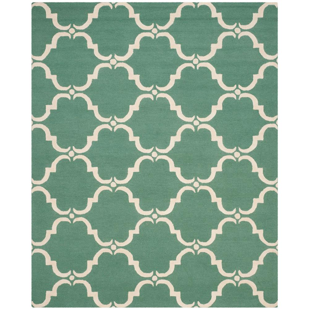 CAMBRIDGE, TEAL / IVORY, 8' X 10', Area Rug, CAM703T-8. Picture 1