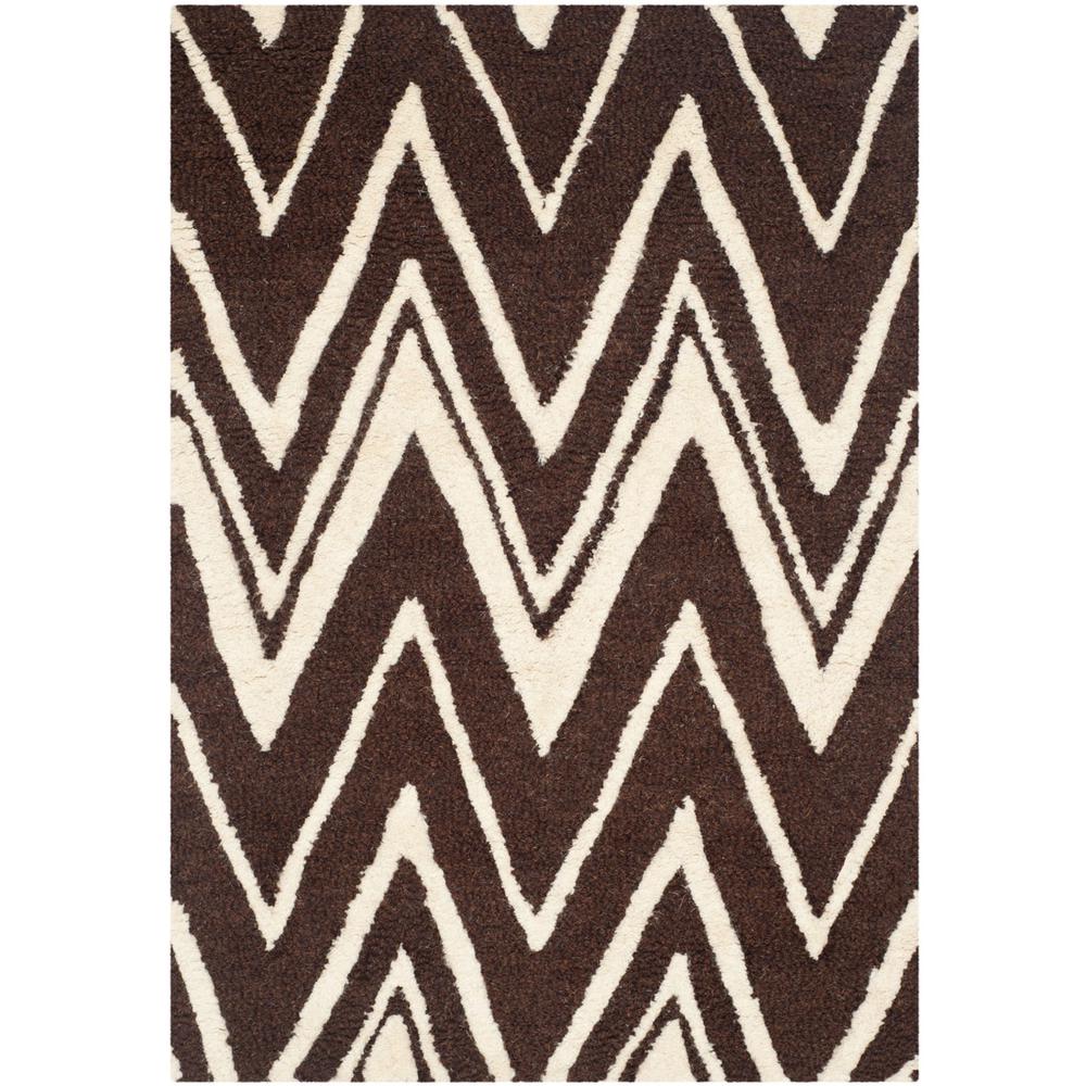 CAMBRIDGE, BROWN / IVORY, 2' X 3', Area Rug, CAM711R-2. Picture 1