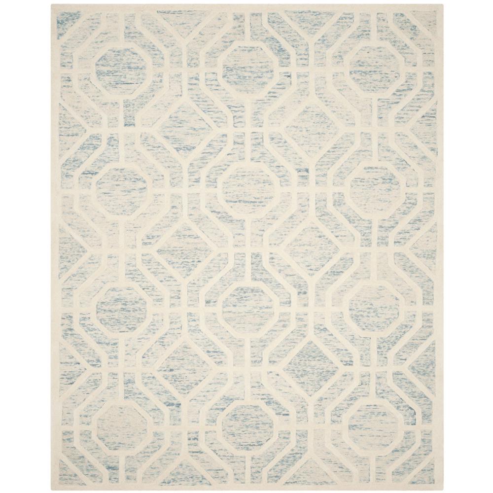 CAMBRIDGE, LIGHT BLUE / IVORY, 8' X 10', Area Rug, CAM726B-8. The main picture.