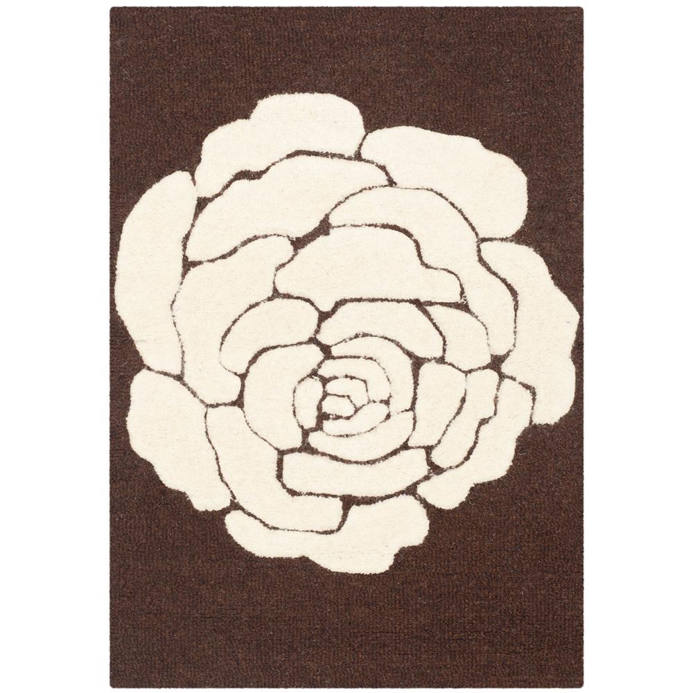 CAMBRIDGE, BROWN / IVORY, 2' X 3', Area Rug, CAM782R-2. Picture 1