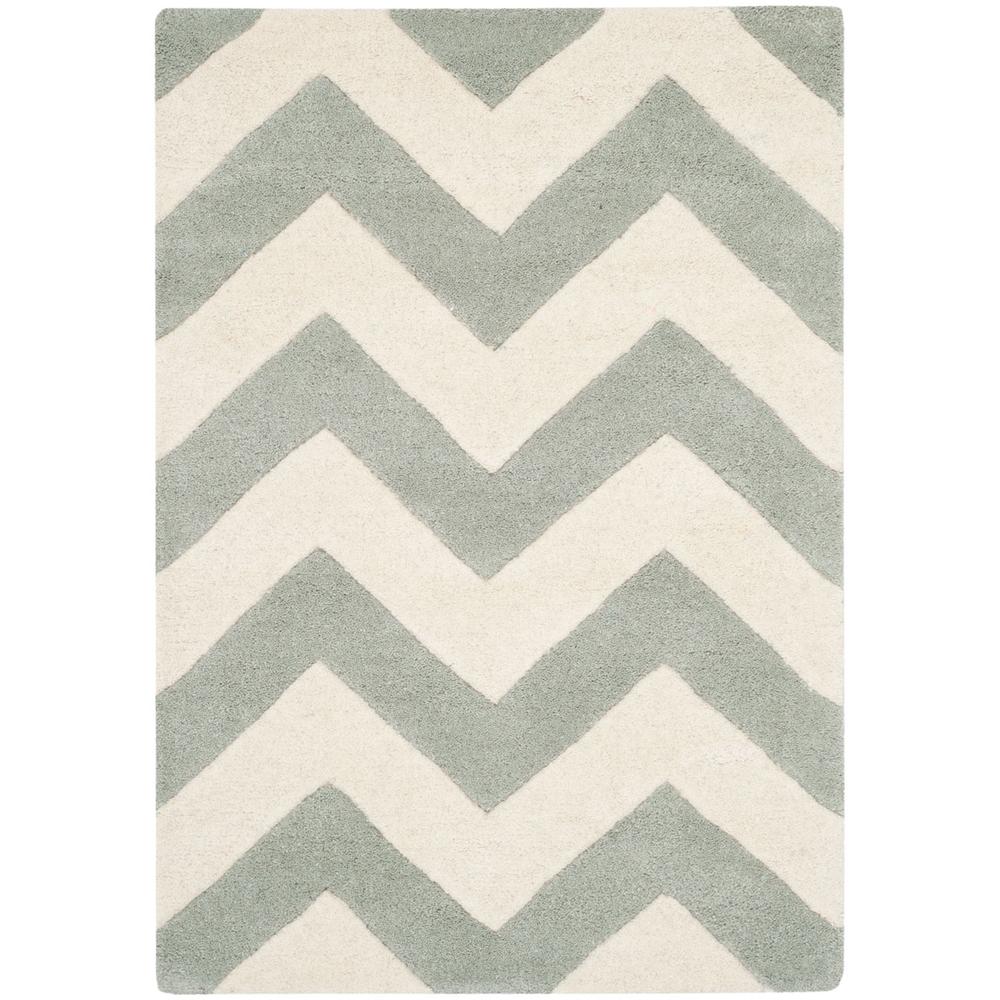 CHATHAM, GREY / IVORY, 2' X 3', Area Rug, CHT715E-2. Picture 1