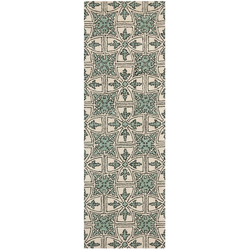 CHATHAM, LIGHT BLUE / IVORY, 2'-3" X 7', Area Rug, CHT716A-27. Picture 1