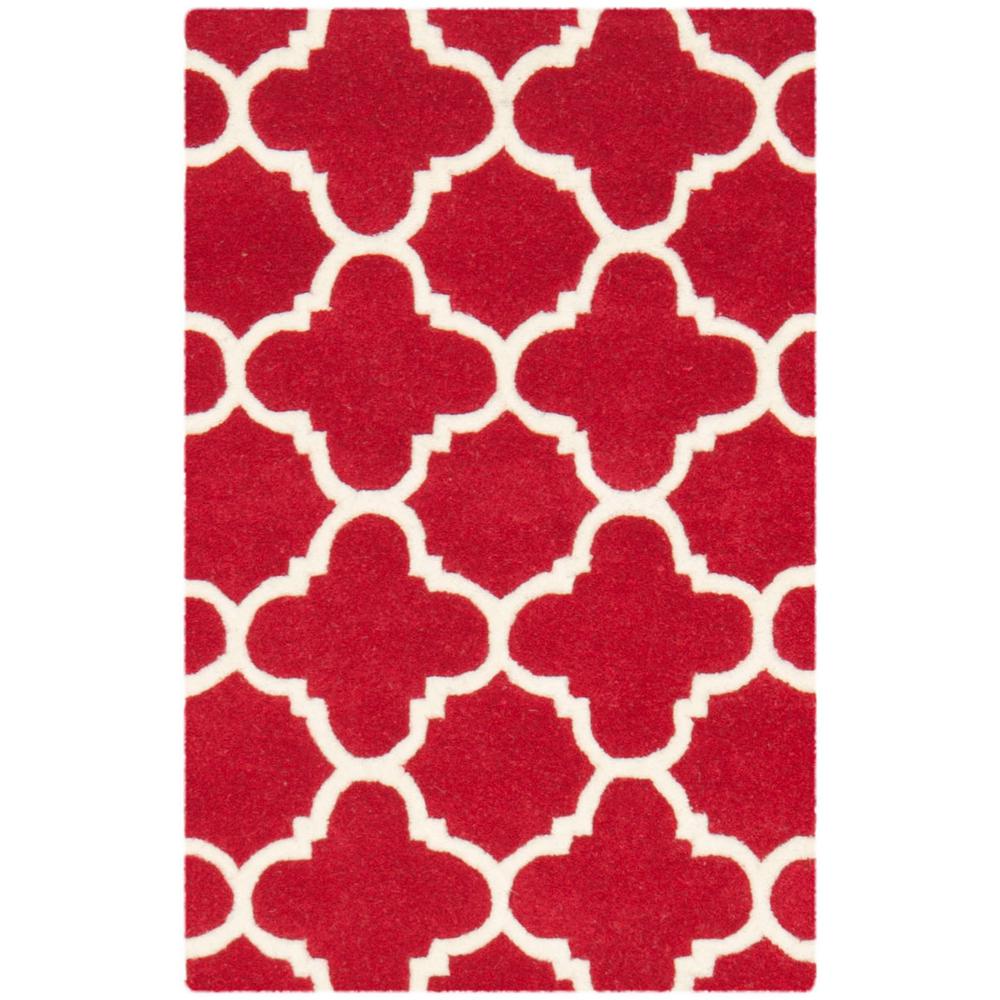 CHATHAM, RED / IVORY, 2' X 3', Area Rug, CHT717G-2. Picture 1