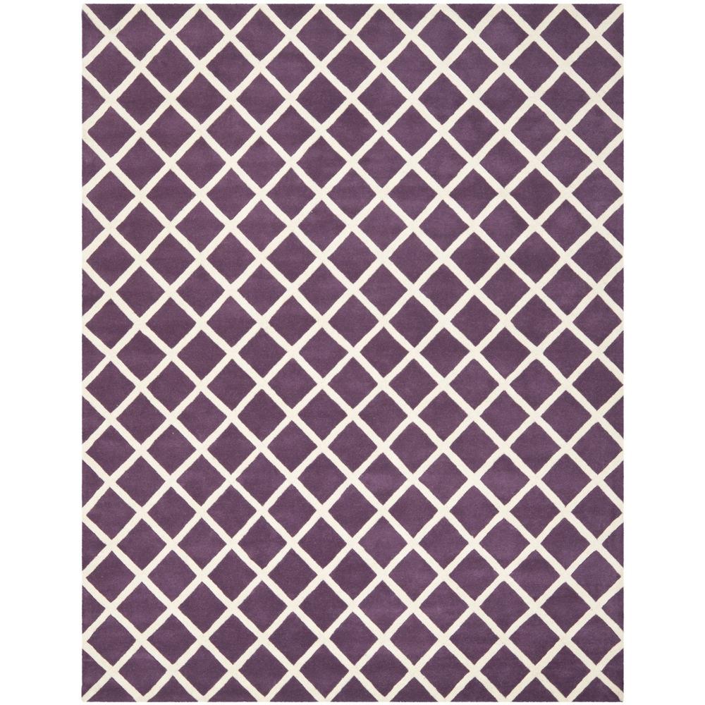CHATHAM, PURPLE / IVORY, 8' X 10', Area Rug, CHT718F-8. Picture 1