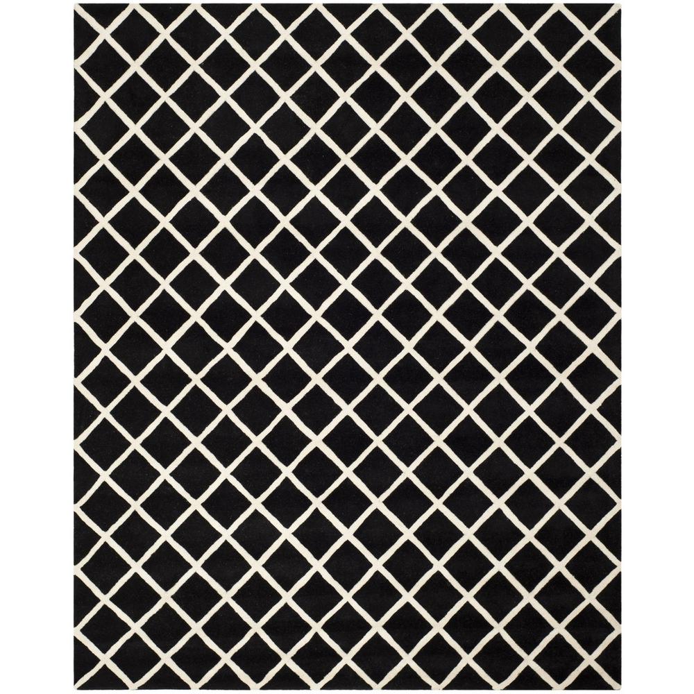 CHATHAM, BLACK / IVORY, 8' X 10', Area Rug, CHT718K-8. Picture 1