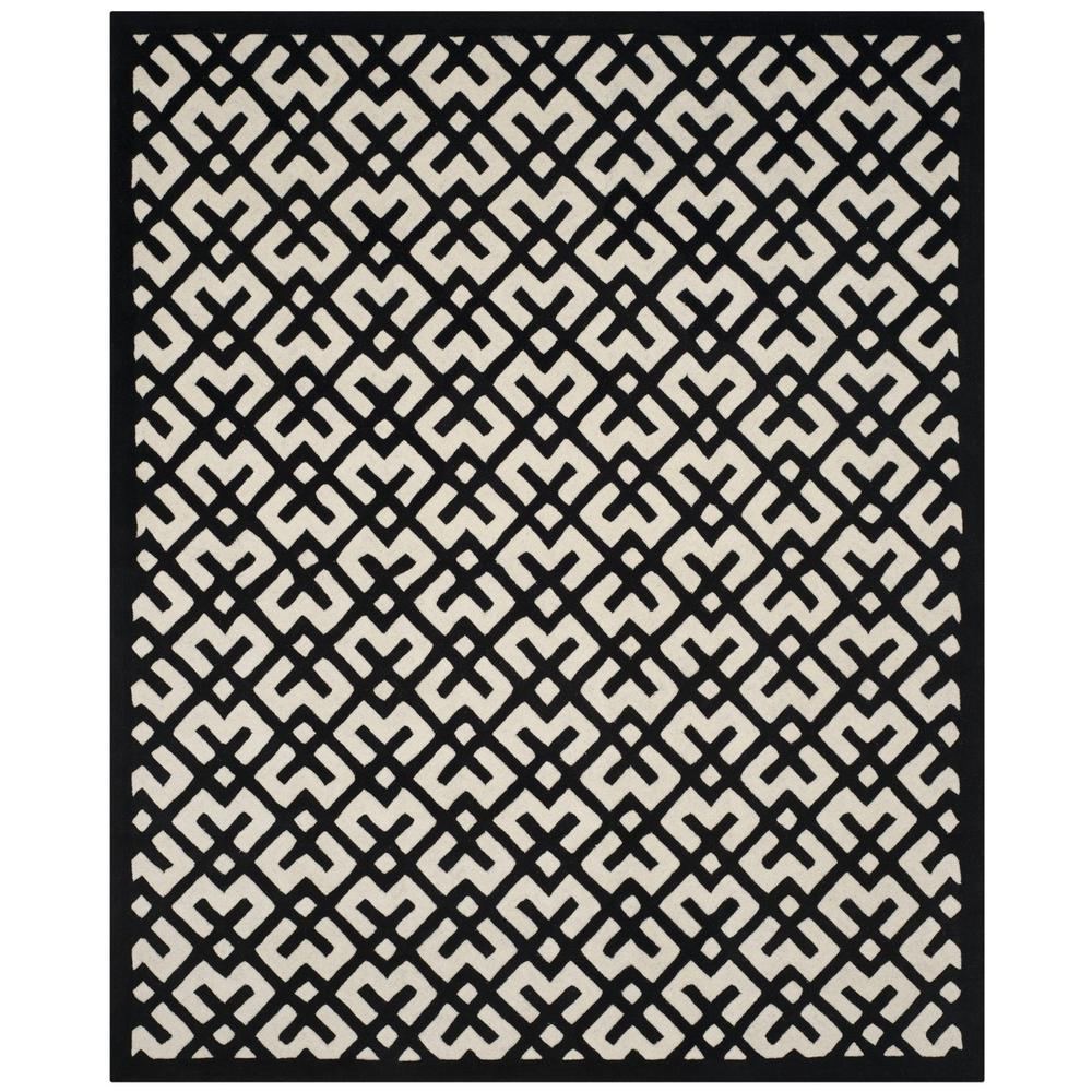 CHATHAM, IVORY / BLACK, 8' X 10', Area Rug, CHT719A-8. Picture 1