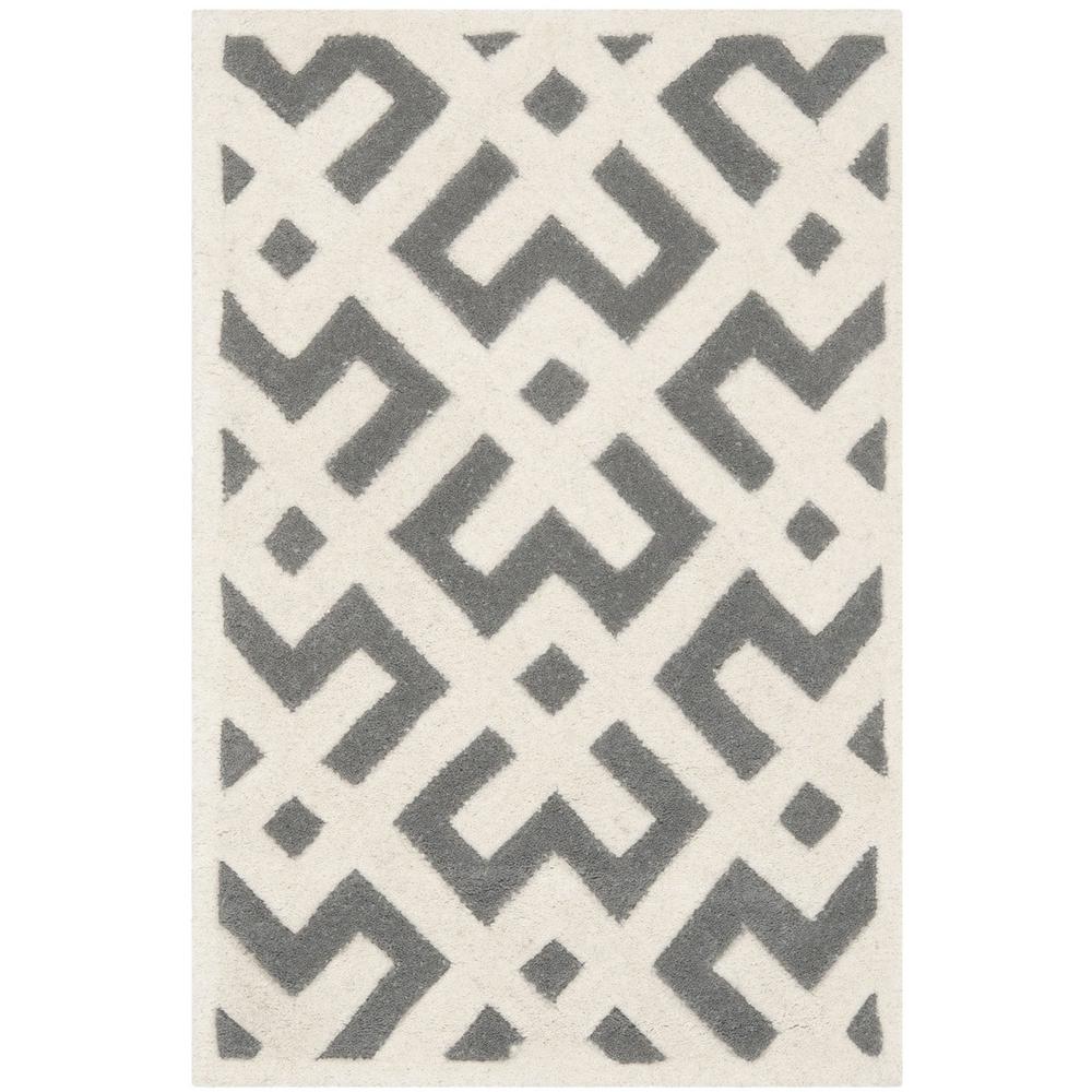 CHATHAM, DARK GREY / IVORY, 2' X 3', Area Rug, CHT719D-2. Picture 1