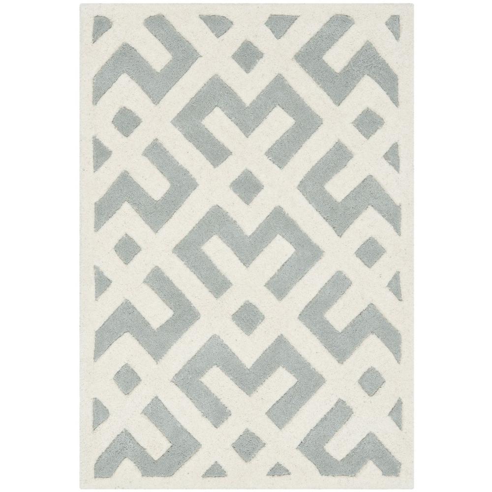 CHATHAM, GREY / IVORY, 2' X 3', Area Rug, CHT719E-2. Picture 1