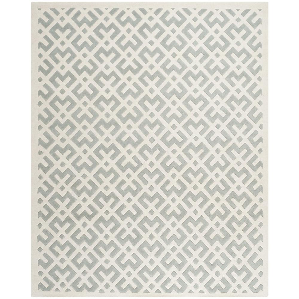 CHATHAM, GREY / IVORY, 8' X 10', Area Rug, CHT719E-8. Picture 1