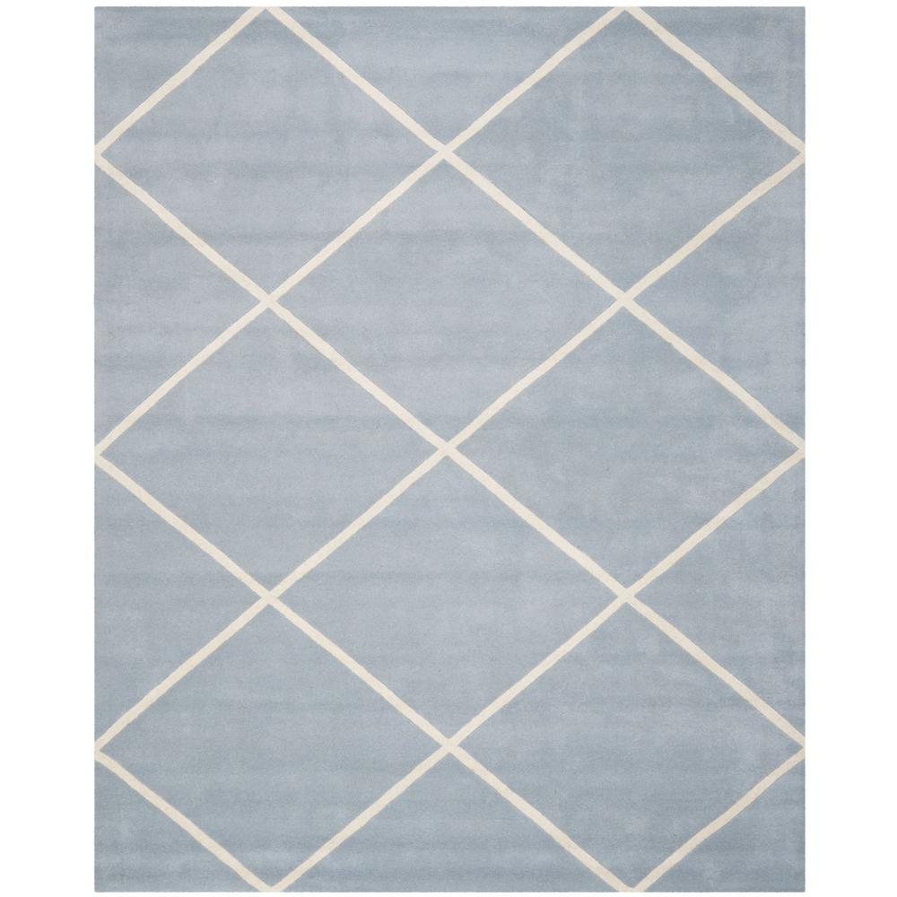 CHATHAM, BLUE / IVORY, 8' X 10', Area Rug, CHT720B-8. Picture 1