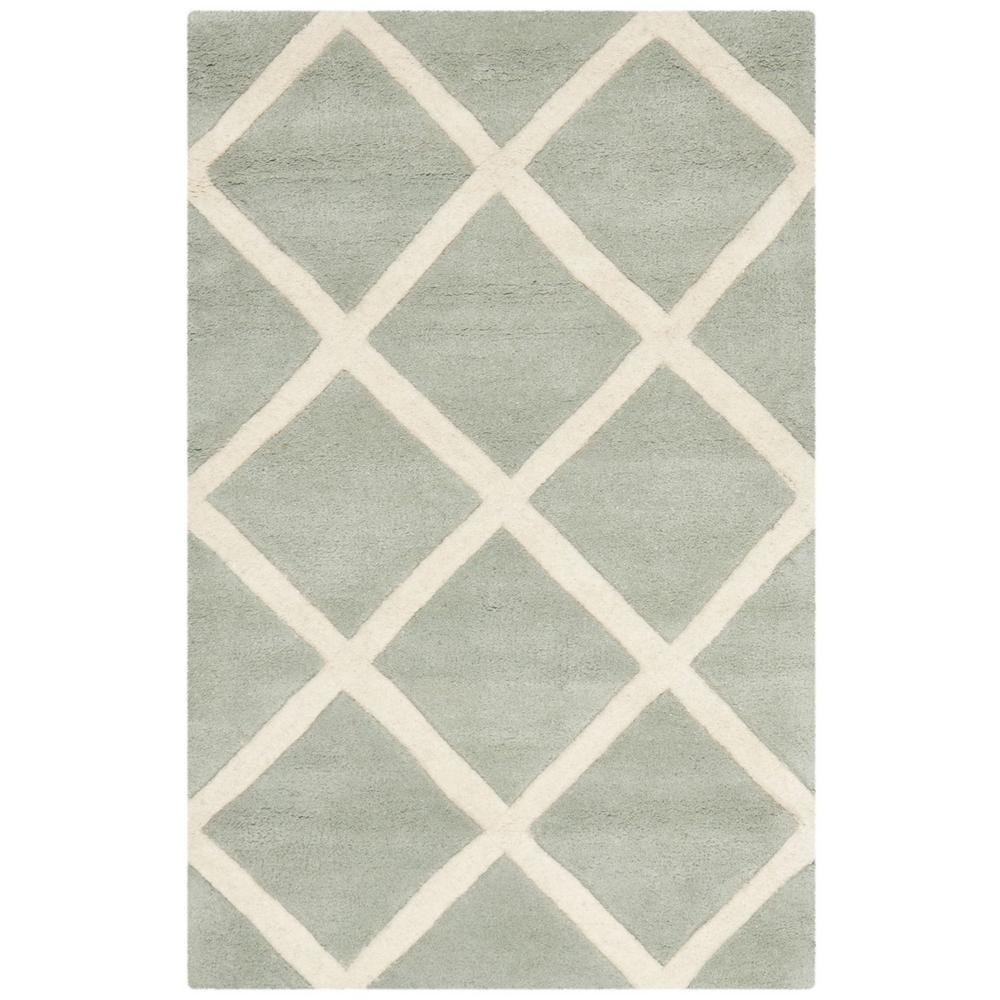 CHATHAM, GREY / IVORY, 2' X 3', Area Rug, CHT720E-2. Picture 1