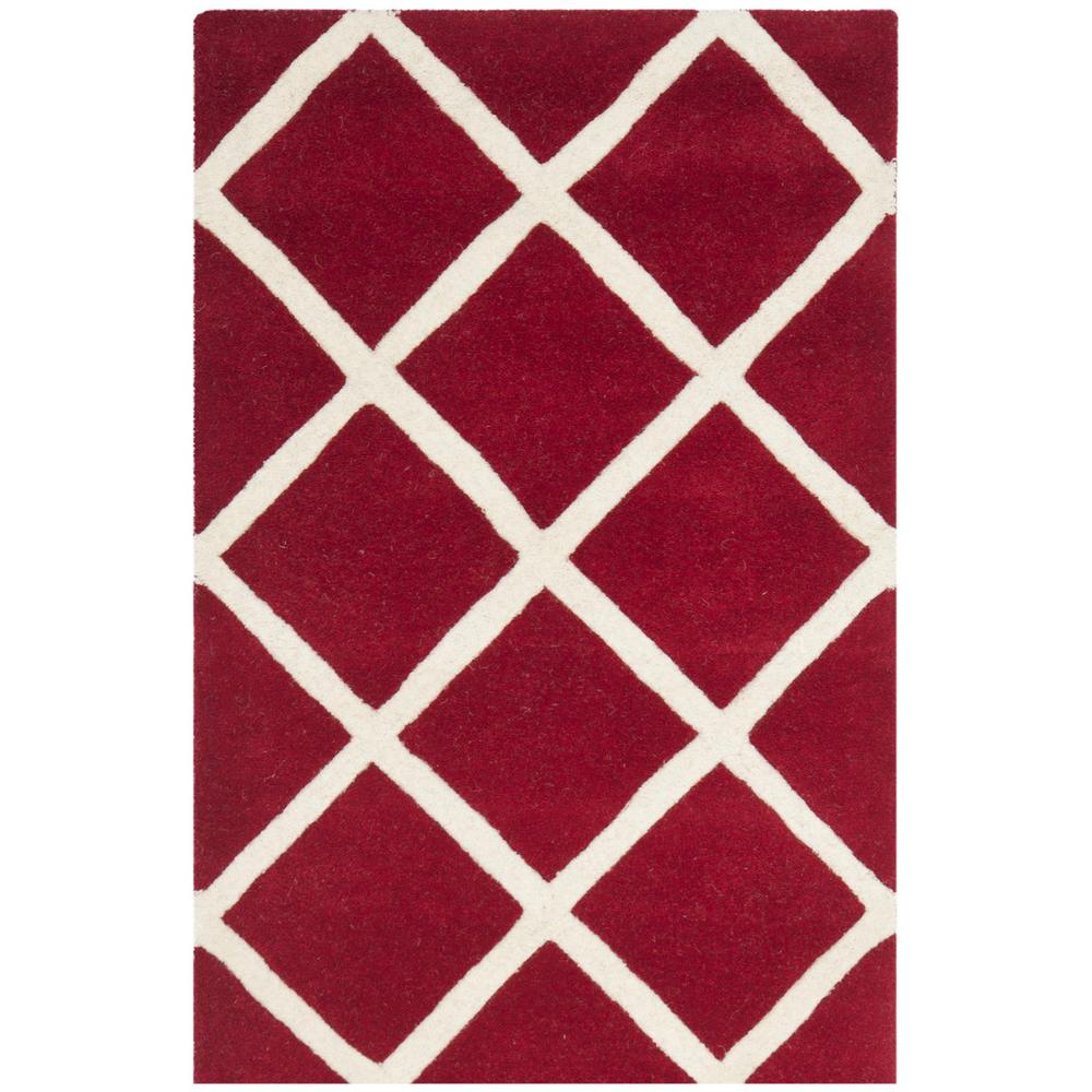 CHATHAM, RED / IVORY, 2' X 3', Area Rug, CHT720G-2. Picture 1