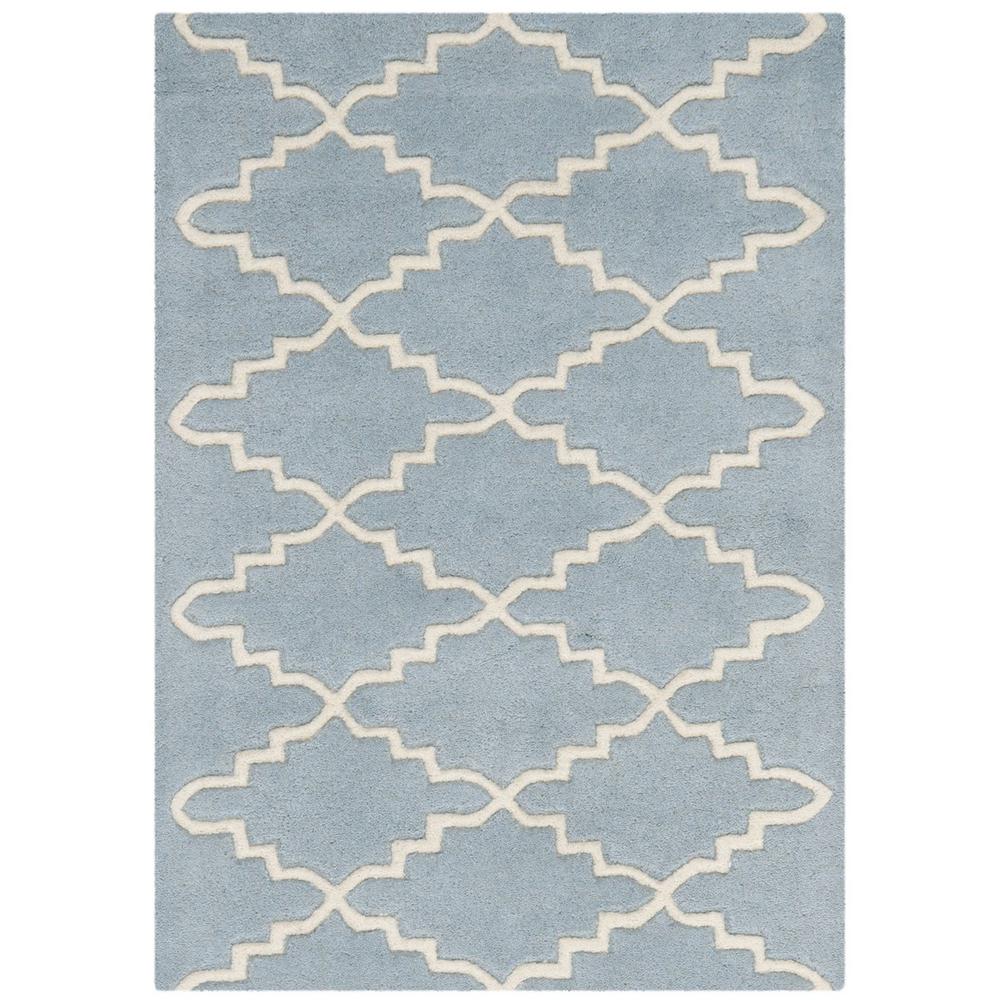 CHATHAM, BLUE / IVORY, 2' X 3', Area Rug, CHT721B-2. Picture 1